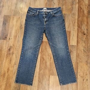 👖L.L. Bean Blue Straight Leg "Favorite Fir" Jeans Classic Style
